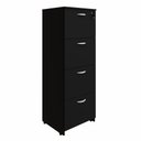 Ver imagem 6 de Arquivo New City 4 Gavetas para Pasta Suspensa 46,5 cm Preto Gebb Work