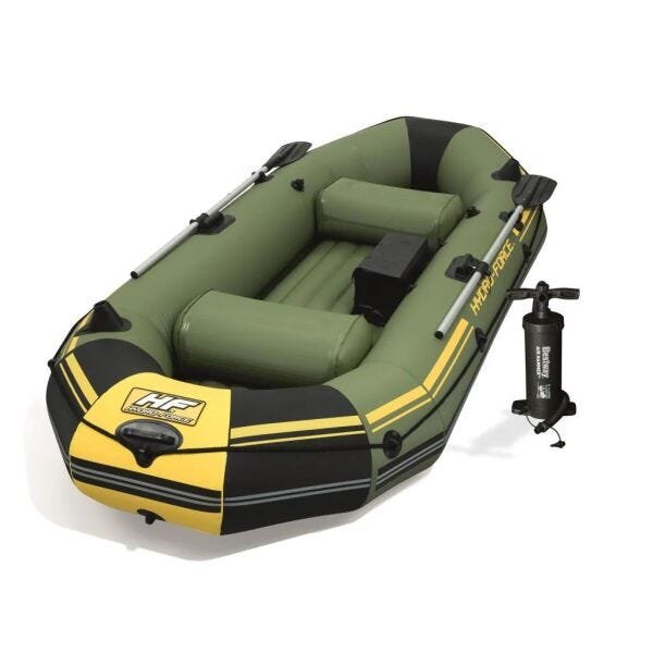 Bote Inflável Bestway Marine Pro Par de Remos 3 Pessoas Bomba #65096 - 4