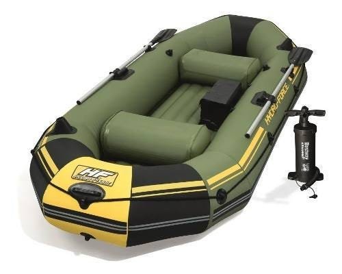 Bote Inflável Bestway Marine Pro Par de Remos 3 Pessoas Bomba #65096 - 1