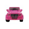 Jipe Elétrico Infantil Mercedes Benz G 55 AMG cor ROSA com Controle Remoto - 8
