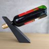 Suporte Garrafa Vinho - Preto - 1