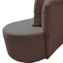 Ver mais imagens de Sofá 3 Lugares Orgânico Curvo Madrid 180cm Bouclé Capuccino