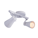 Ver imagem 1 de Luminária de Teto Spot Trilho Direcionável Octa 2 Lâmpadas Praia Litoral E27 Bivolt:branco/110v/220v