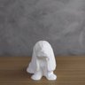 Basset Hound Geométrico Decorativo - Branco - 2
