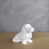 Basset Hound Geométrico Decorativo - Branco - 1