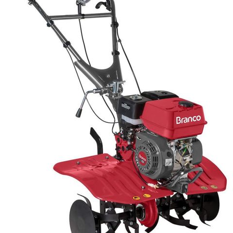 Motocultivador Tratorito À Gasolina 6,5CV Partida Manual BTTG6.5 Branco Vermelho