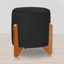 Ver imagem 3 de Poltrona Balanço C/ Puff Melinda Suede Preto - Lm Decor