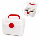 Ver imagem 1 de Maleta Medicamentos Primeiros Socorros Organizadora Caixa Gaveta Removivel Plastica Compacta para Re