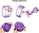 Ver imagem 2 de Cesto de Roupas e Brinquedos Multiuso Dobrável 40 cm