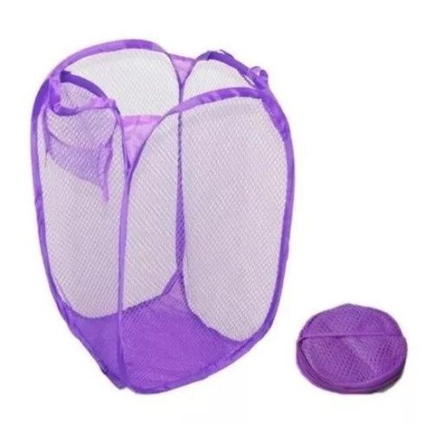 Cesto de Roupas e Brinquedos Multiuso Dobrável 40 cm