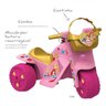 Moto Elétrica 6V Infantil Princesas Disney Rosa Brinquedos Bandeirantes - 2