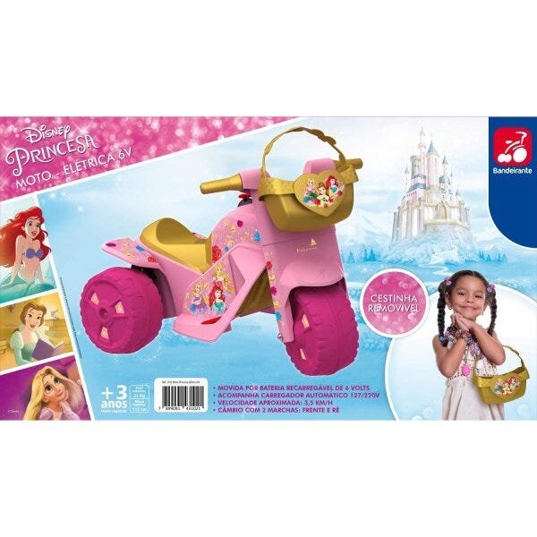 MOTO XT3® PINK ELÉTRICA 6V - Brinquedos Bandeirante