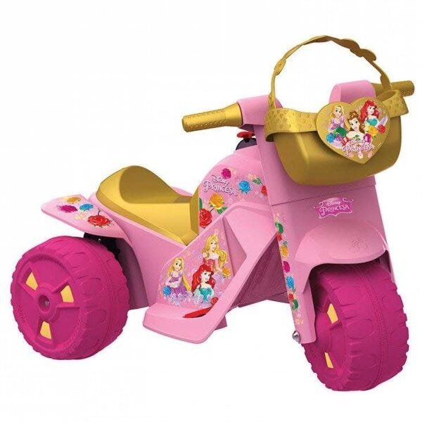 Moto Elétrica Infantil - Thunder - 12V - Rosa Pink - Bandeirante