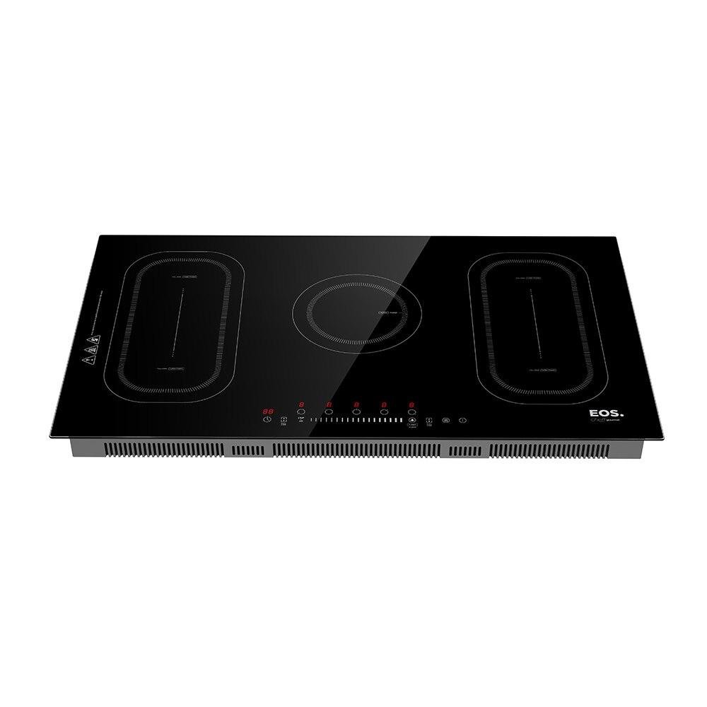 Cooktop de Indução Freezone Cinco Bocas Eos Due Preto 9500w Eci05epf 220v