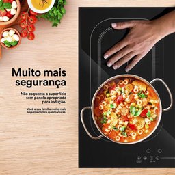 Cooktop de Indução Freezone Cinco Bocas Eos Due Preto 9500w Eci05epf 220v - 8