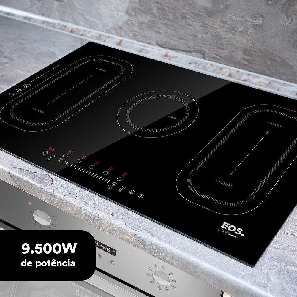 Cooktop de Indução Freezone Cinco Bocas Eos Due Preto 9500w Eci05epf 220v - 6