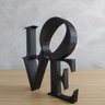 Palavra Love Decorativa - Preto - 2
