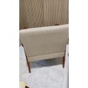 Ver imagem 3 de Poltrona Decorativa Fontana Linho Bege