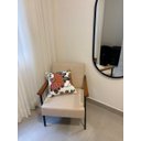 Ver imagem 1 de Poltrona Decorativa Fontana Linho Bege