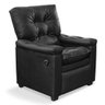 Poltrona do Papai com Massagem Couríssimo Preto Imperador - SOFA STORE - 1