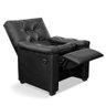 Poltrona do Papai com Massagem Couríssimo Preto Imperador - SOFA STORE - 3