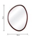 Ver imagem 5 de Espelho Decorativo Orgânico Tabaco 64x77 cm