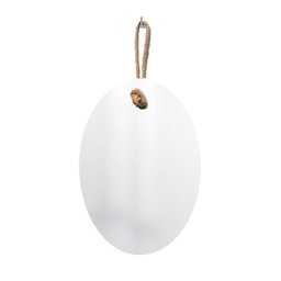 Espelho Decorativo Lina Alça Sisal Natural 60x40 cm Oval - 1