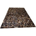 Ver imagem 1 de Tapete de couro marrom exótico 2,00x3,00 c/b peça 5x5cm