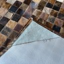 Ver imagem 3 de Tapete de couro marrom exótico 2,00x3,00 c/b peça 5x5cm