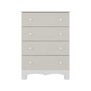 Ver imagem 5 de Cômoda Infantil 65cm com 4 Gavetas Dengo Multimóveis Mp4409 Branco/off White