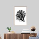 Ver imagem 1 de Quadro Canvas Pintura Conexão Natureza 90x70