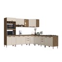 Ver imagem 3 de Cozinha Modulada Completa Fidelitá Berlim 7 Peças 536cm 17 Portas 4 Gavetas com Tampo