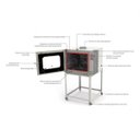 Ver imagem 4 de Forno Padaria Turbo Á Gás capacidade 5 Esteiras Prp-5000 Bivolt - Progás