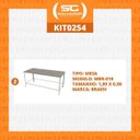 Ver imagem 2 de KIT - 2 Mesa Panificadora Desmontável 800x870x1900 MBR-018 - Braesi