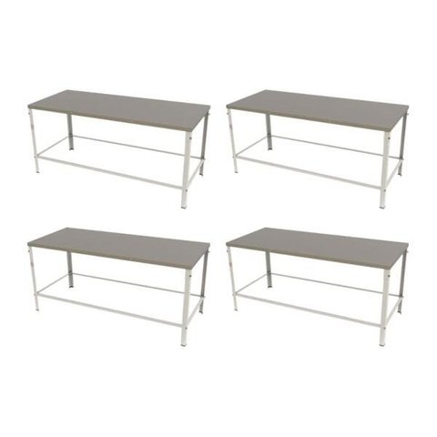 KIT - 4 Mesa Panificadora Desmontável 800x870x1900 MBR-018 - Braesi