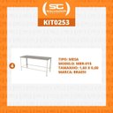 Ver imagem 2 de KIT - 4 Mesa Panificadora Desmontável 600x870x1600 MBR-015 - Braesi