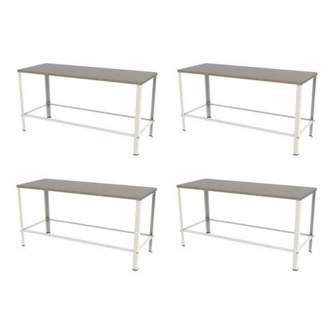 KIT - 4 Mesa Panificadora Desmontável 600x870x1600 MBR-015 - Braesi