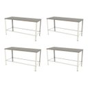 Ver imagem 1 de KIT - 4 Mesa Panificadora Desmontável 600x870x1600 MBR-015 - Braesi
