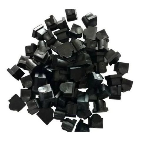 Kit c/ 100 Batentes 1406 Limitador / Igrejinha / Castelo p/ Vidros 8 e 10mm Janelas Portas Blindex