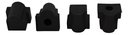 Ver imagem 2 de Kit c/ 100 Batentes 1406 Limitador / Igrejinha / Castelo p/ Vidros 8 e 10mm Janelas Portas Blindex