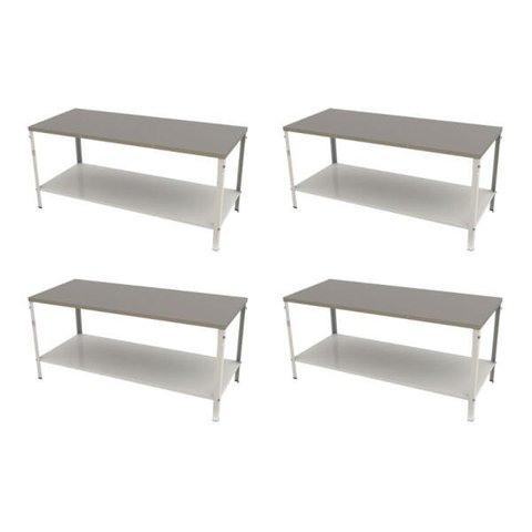 KIT - 4 Mesa Panificadora Desmontável 800x870x1900 M-180 - Braesi