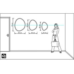 Espelho Decorativo Orgânico Freijó 35x50cm - 5