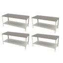 Ver imagem 1 de KIT - 4 Mesa Panificadora Desmontável 900x870x1900 M-190 - Braesi