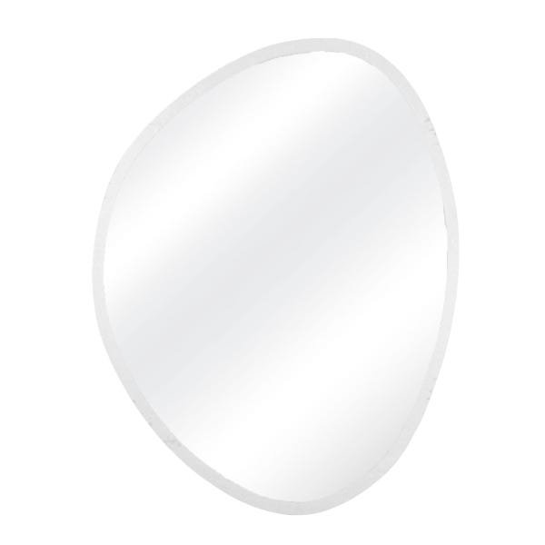 Espelho Decorativo Orgânico Branco 64x77 cm Preto - 1
