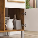 Ver imagem 3 de Balcão de Cozinha 3 Portas 2gav 1,20m Castanho/off White