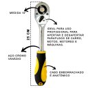Ver imagem 7 de Kit De Chave T 14Mm Aço Vanadium + Chave Catraca Reversível