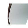 Espelho Adnet Wood Preto Alça Corino Café 38 cm - 7