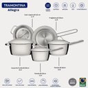 Ver imagem 5 de Jogo de Panelas Allegra 5 Peças Pegador de Massa Tramontina