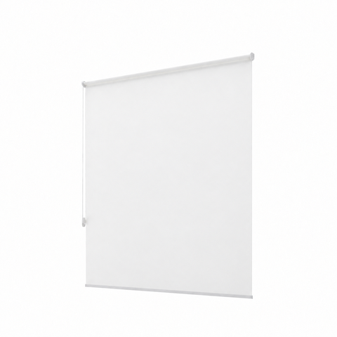 Persiana Rolô Tela Solar 5% Larg 1,30x1,15 Alt:Branco