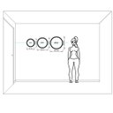 Ver imagem 2 de Relógio Round Amarelo Mostrador Cinza Matt Ponteiro Branco 50 cm